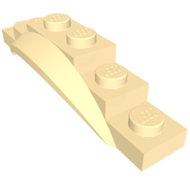 62361 - Vehicle, Mudguard 1 1/2 x 6 x 1 with Arch