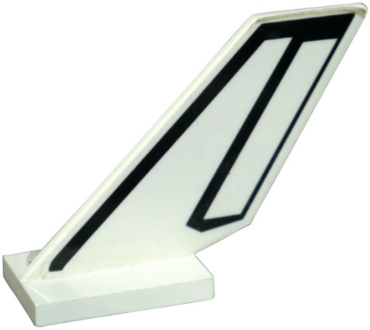 6239pb010 - Tail Shuttle with Black Line Pattern on Both Sides (Stickers) - Sets 6339 / 6544
