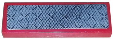 63864pb003 - Tile 1 x 3 with Silver Tread Plate Fade Pattern (Sticker) - Set 8195