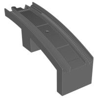 6393 - Duplo, Train Track Bridge Middle Section, Half Arch
