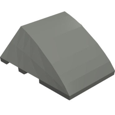 64225 - Wedge 4 x 3 Triple Curved No Studs