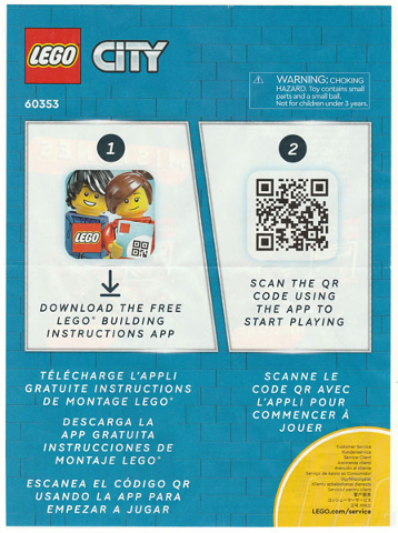 6422944 - Flyer 2022 Set 60353 Insert - Building App Link and Instructions - North American Version