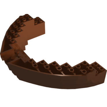64645 - Boat, Hull Brick 16 x 10 x 3