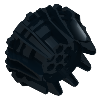 64712 - Wheel Hard Plastic with Small Cleats and Flanges