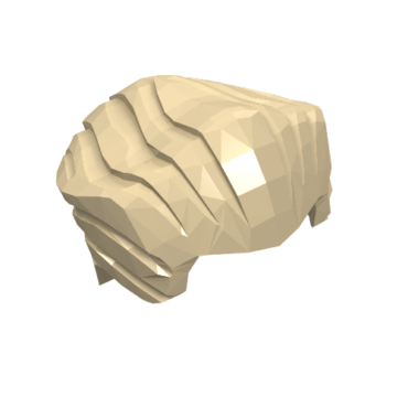 64798 - Minifigure, Hair Swept Back with Widow's Peak