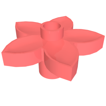 6510 - Duplo, Plant Flower with Stud