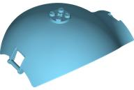 65783 - Panel 10 x 4 x 13 Curved Tapered with Bar Handle at Each End, 4 Studs On Side