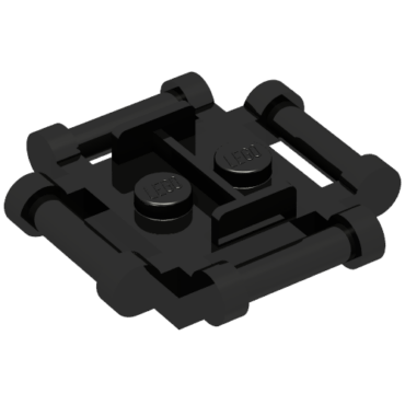 66961 - Brick, Modified 2 x 2 with Bar Handles on 4 Sides