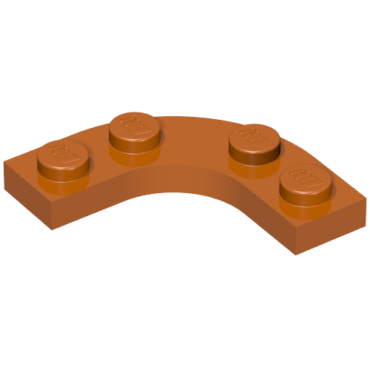 68568 - Plate, Round Corner 3 x 3 with 2 x 2 Curved Cutout