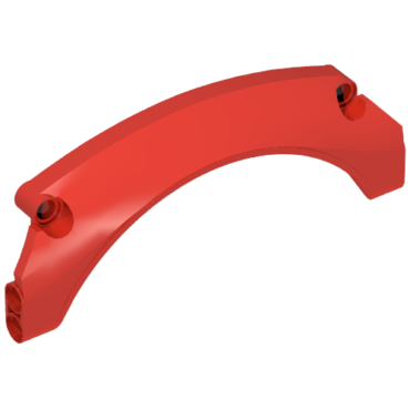 69911 - Technic, Panel Car Mudguard Arched #41 13 x 2 x 5 Rounded Top