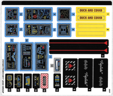 70909stk01 - Sticker Sheet for Set 70909 - (31818/6179380)