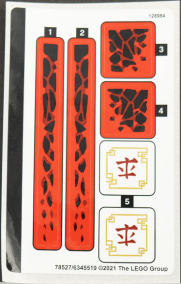71753stk01 - Sticker Sheet for Set 71753 - (78527/6345519)