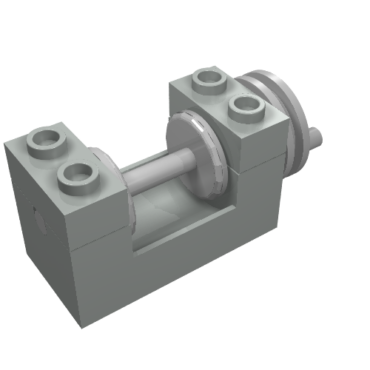 73037c00 - String Reel Winch 2 x 4 x 2 with Light Gray Drum
