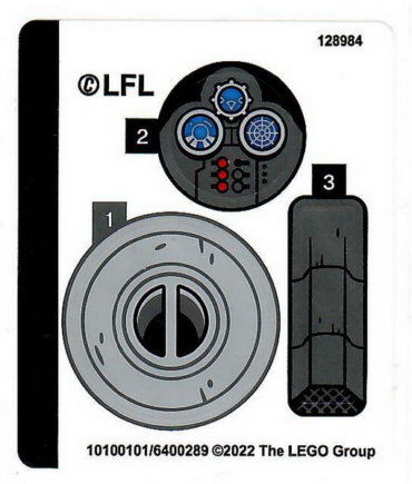 75325stk01 - Sticker Sheet for Set 75325 - (10100101/6400289)