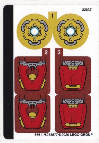 76140stk01 - Sticker Sheet for Set 76140 - (66611/6288577)