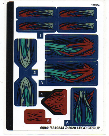 76154stk01 - Sticker Sheet for Set 76154 - (69941/6319544)