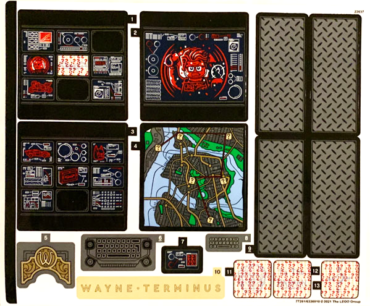 76183stk01 - Sticker Sheet for Set 76183 - (77261/6336910)