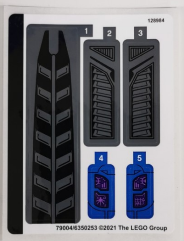 76186stk01 - Sticker Sheet for Set 76186 - (79004/6350253)