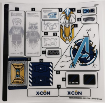 76192stk01 - Sticker Sheet for Set 76192 - (79006/6350255)