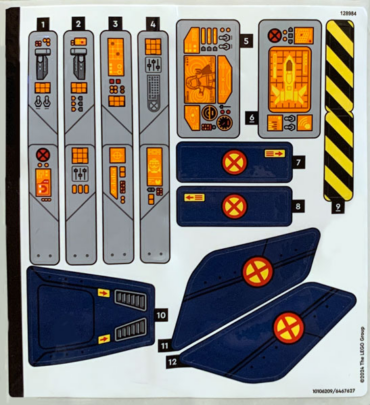 76281stk01 - Sticker Sheet for Set 76281 - (10106209/6467627)