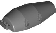 7673 - Vehicle, Tipper Drum 7 x 15 x 5 Half with 4 Pin Holes