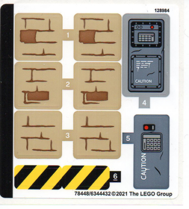 76948stk01 - Sticker Sheet for Set 76948 - (78448/6344432)