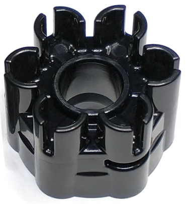 77257 - Projectile Launcher Part, Rapid Shooter Six Barrel - Rounded Barrels