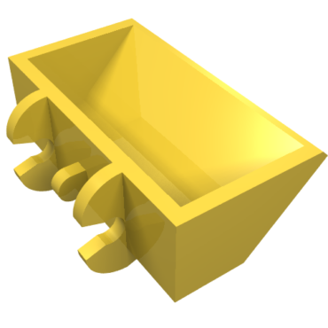 784 - Vehicle, Digger Bucket Smooth 2 x 4 x 1