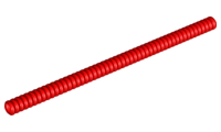 78c17 - Hose, Ribbed 7mm D. 17L / 13.6cm