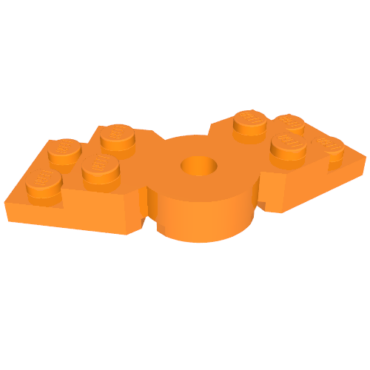 79846 - Plate, Modified 2 x 6 x 2/3 Bent