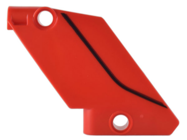 80267pb01 - Technic, Panel Curved #61 5 x 7 Tapered Left with Black Curved Line Car Highlight Cover Pattern