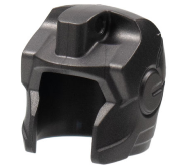 80429 - Minifigure, Headgear Helmet Space with Open Face and Large Top Hinge, with Straight Cheeks (Iron Man)