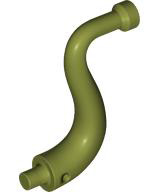 80497 - Elephant Tail / Trunk with Bar End - Long Straight Tip