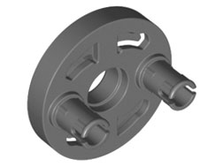 80563 - Technic Rotation Joint Disk with Large Pin Hole and 2 Pins