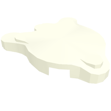 80677 - Tile, Round 2 x 2 Splat with Side Extensions