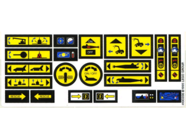8480stk01 - Sticker Sheet for Set 8480 - (4100356)