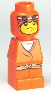 85863pb033 - Microfigure Orient Bazaar Merchant Orange (4594142)
