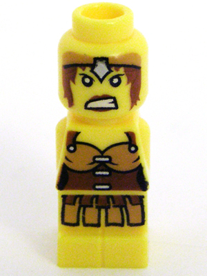 85863pb072 - Microfigure Lego Champion Female Yellow Warrior