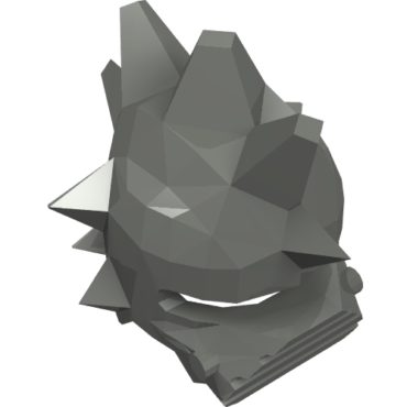 85944 - Minifigure, Headgear Helmet Spiked with Flat Chin Protector