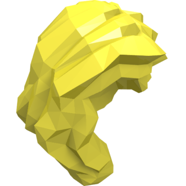 85974 - Minifigure, Hair Female Mid-Length with Part over Right Shoulder