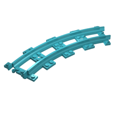 85976 - Train, Track Plastic, Narrow, Curve