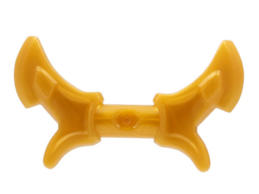 86125e - Minifigure, Weapon Hook with Double Blades, Handle Barbs