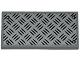 87079pb0100 - Tile 2 x 4 with Tread Plate and 4 Silver and White Rivets Pattern (Sticker) - Sets 4205 / 4430 / 60004