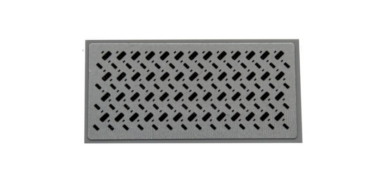 87079pb0583 - Tile 2 x 4 with Tread Plate Pattern (Sticker) - Set 42078