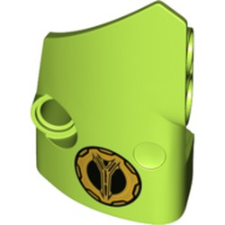 87080pb051 - Technic, Panel Fairing # 1 Small Smooth Short, Side A with Lamborghini Fuel Cap Pattern