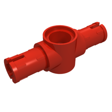 87082 - Technic, Pin 3L with Friction Ridges and Center Pin Hole