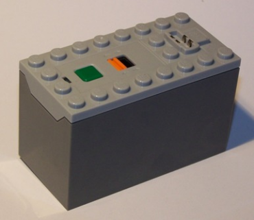 87513c01 - Electric 9V Battery Box Power Functions (Non-Rechargeable) with Dark Bluish Gray Bottom
