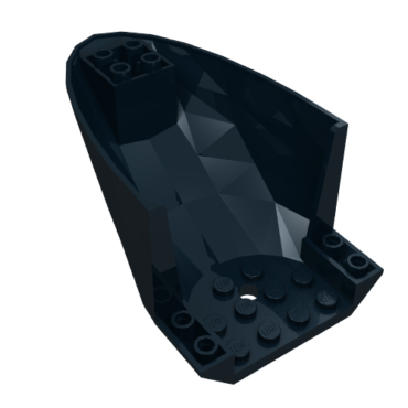 87616 - Aircraft Fuselage Aft Section Curved Bottom 6 x 10