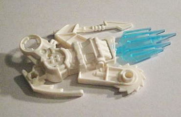 87800pb01 - Hero Factory Weapon, Ice Arm with Molded Trans-Light Blue Icicle Blade Pattern