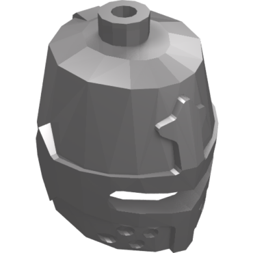 89520 - Minifigure, Headgear Helmet Castle Closed with Eye Slit